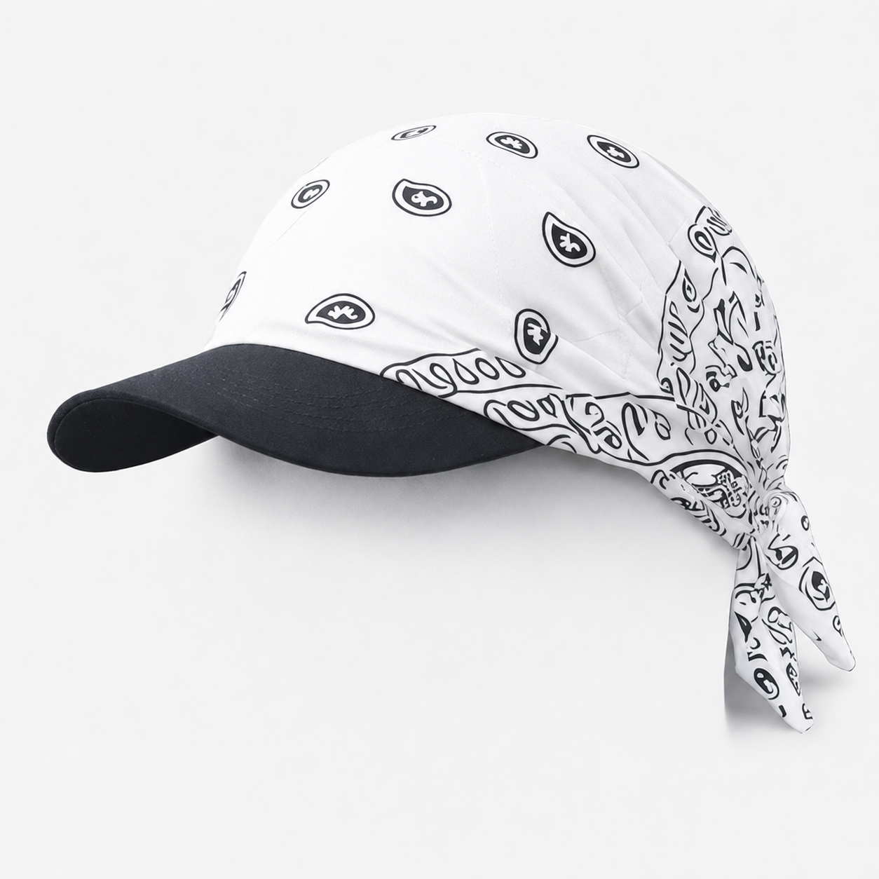 Danac Premium Cotton Bandana Cap - White