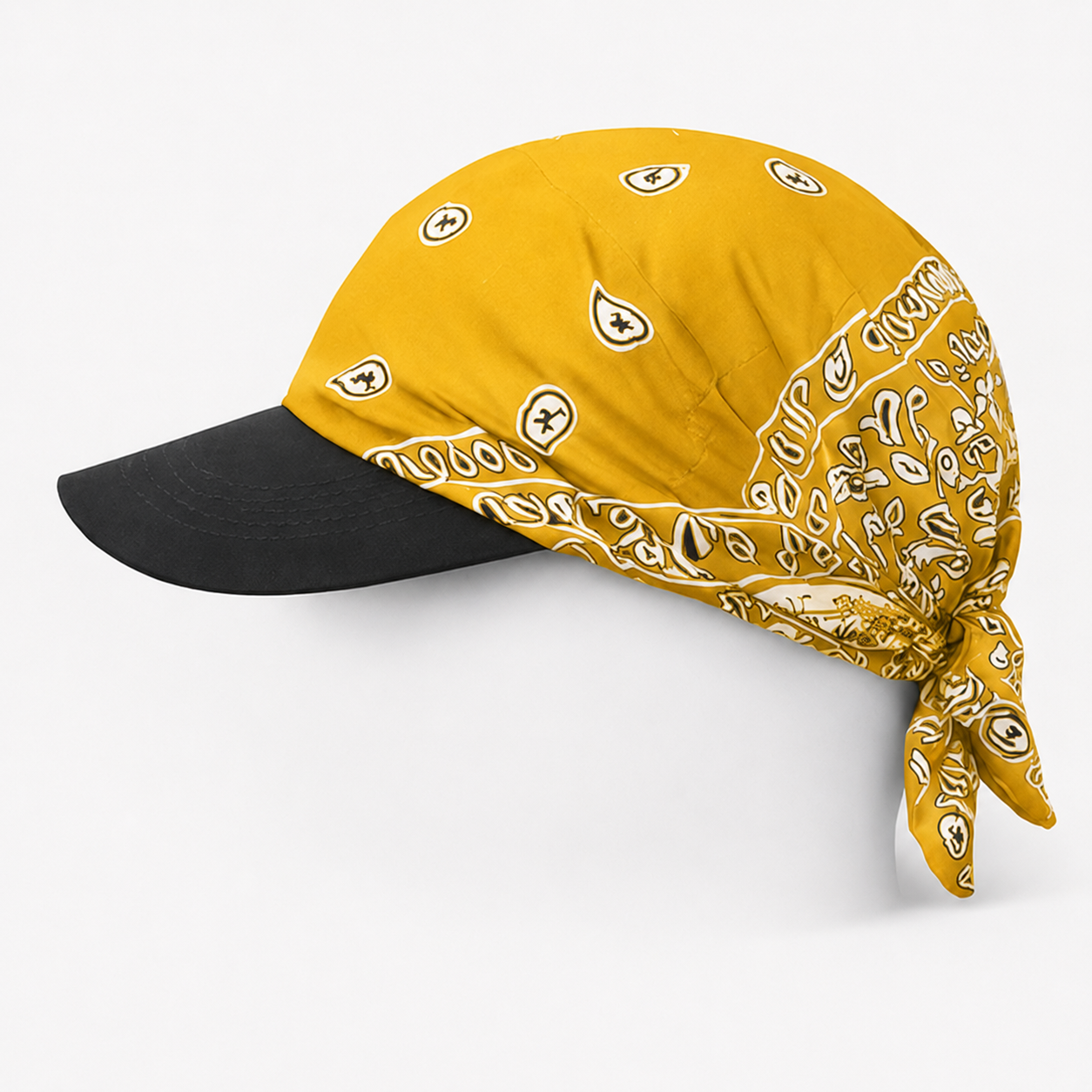 Danac Premium Cotton Bandana Cap - Bumblebee Yellow