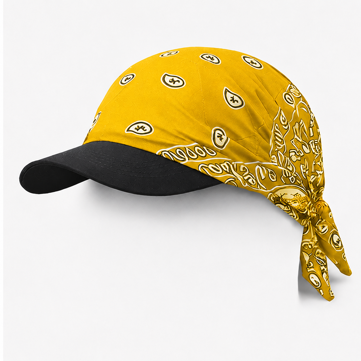 Danac Premium Cotton Bandana Cap - Bumblebee Yellow