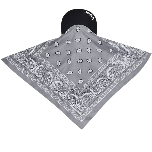 Danac Bandana Cap for Men - Blue & Grey Combo | Cotton Headwear