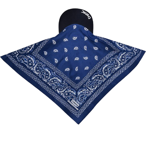 Danac Bandana Cap for Men - Blue & Black Combo | Cotton Streetwear