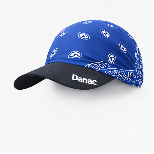 Danac Bandana Cap for Men - Blue & Grey Combo | Cotton Headwear