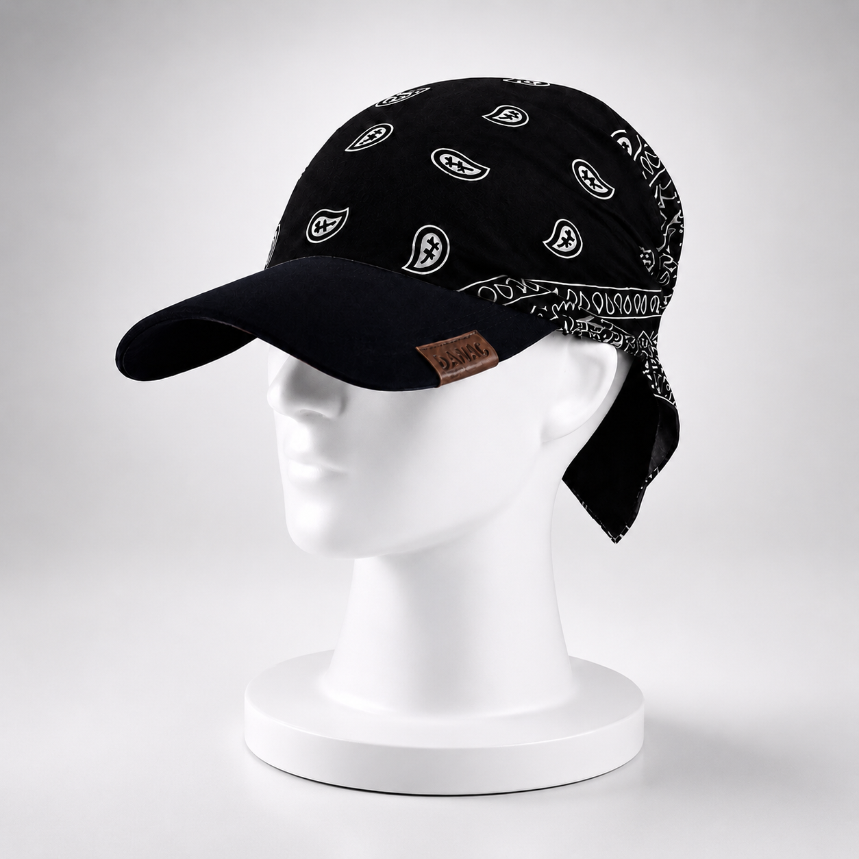 Danac Bandana Cap for Men - Brown & Black Combo | Cotton Streetwear